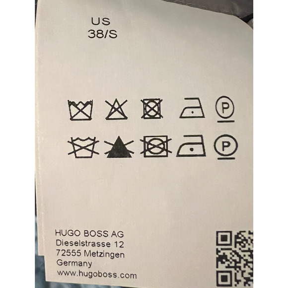 HUGO BOSS Suit Jacket Mens Size 38S Blue TESS Lanificio Wool Single Breasted - Picture 10 of 13